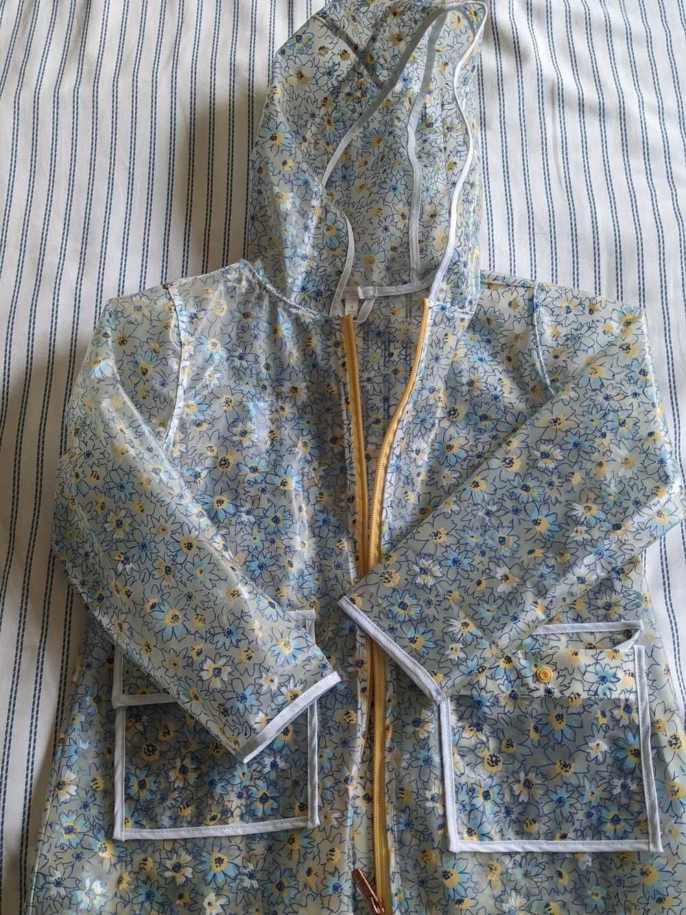 Tahari - Kids Floral Hooded Raincoat